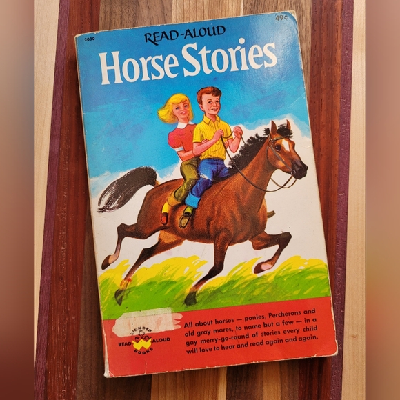 Read Aloud HORSE STORIES / 1961 / Vintage Children's Book - Picture 1 of 5